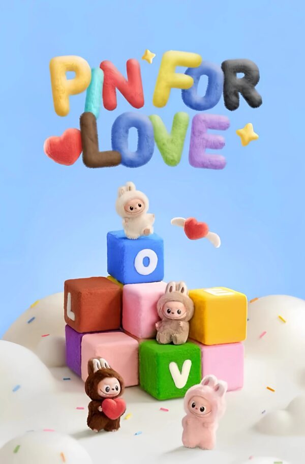 THE MONSTER LABUBU Pin for Love(A-M confirm design)